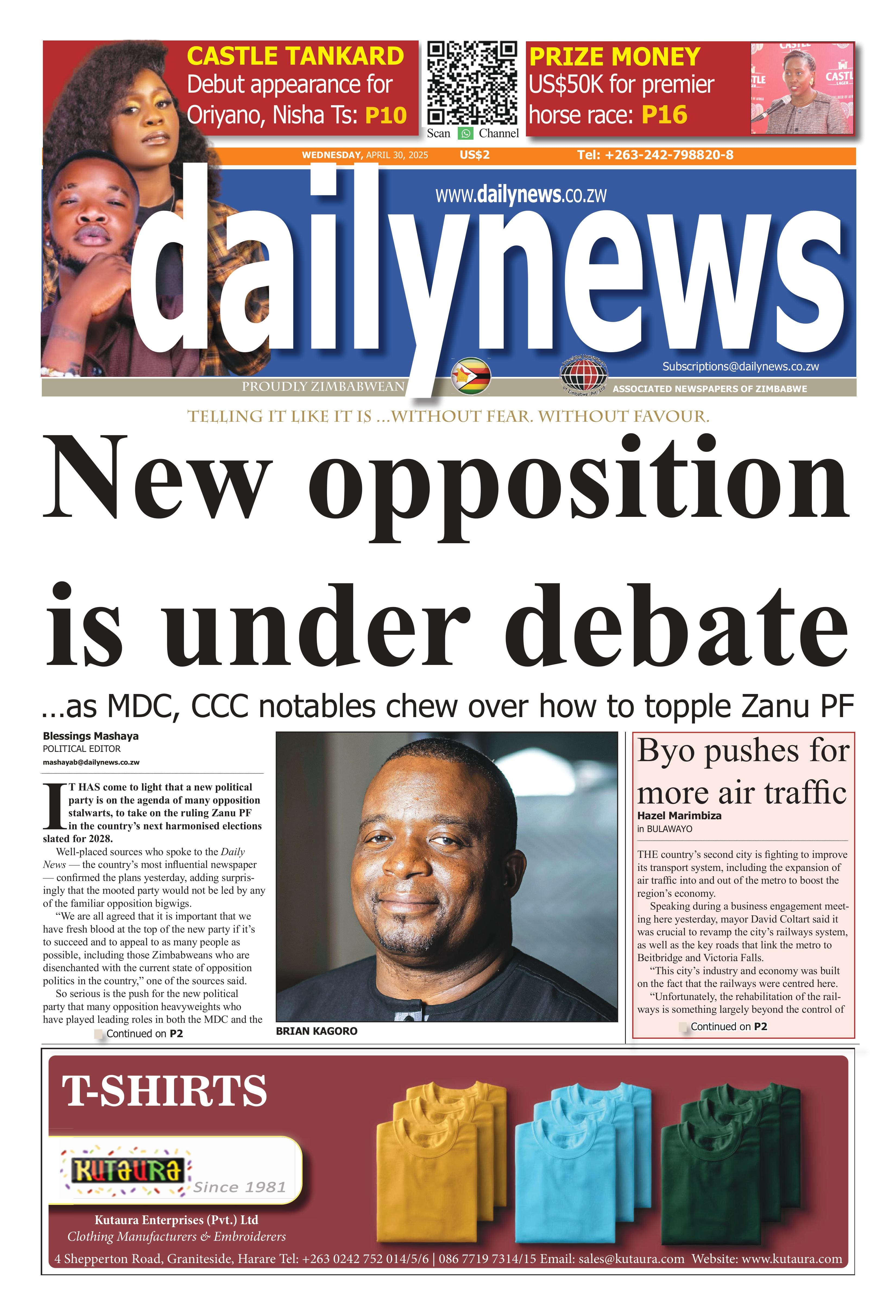 Wednesday 30 April 2025
